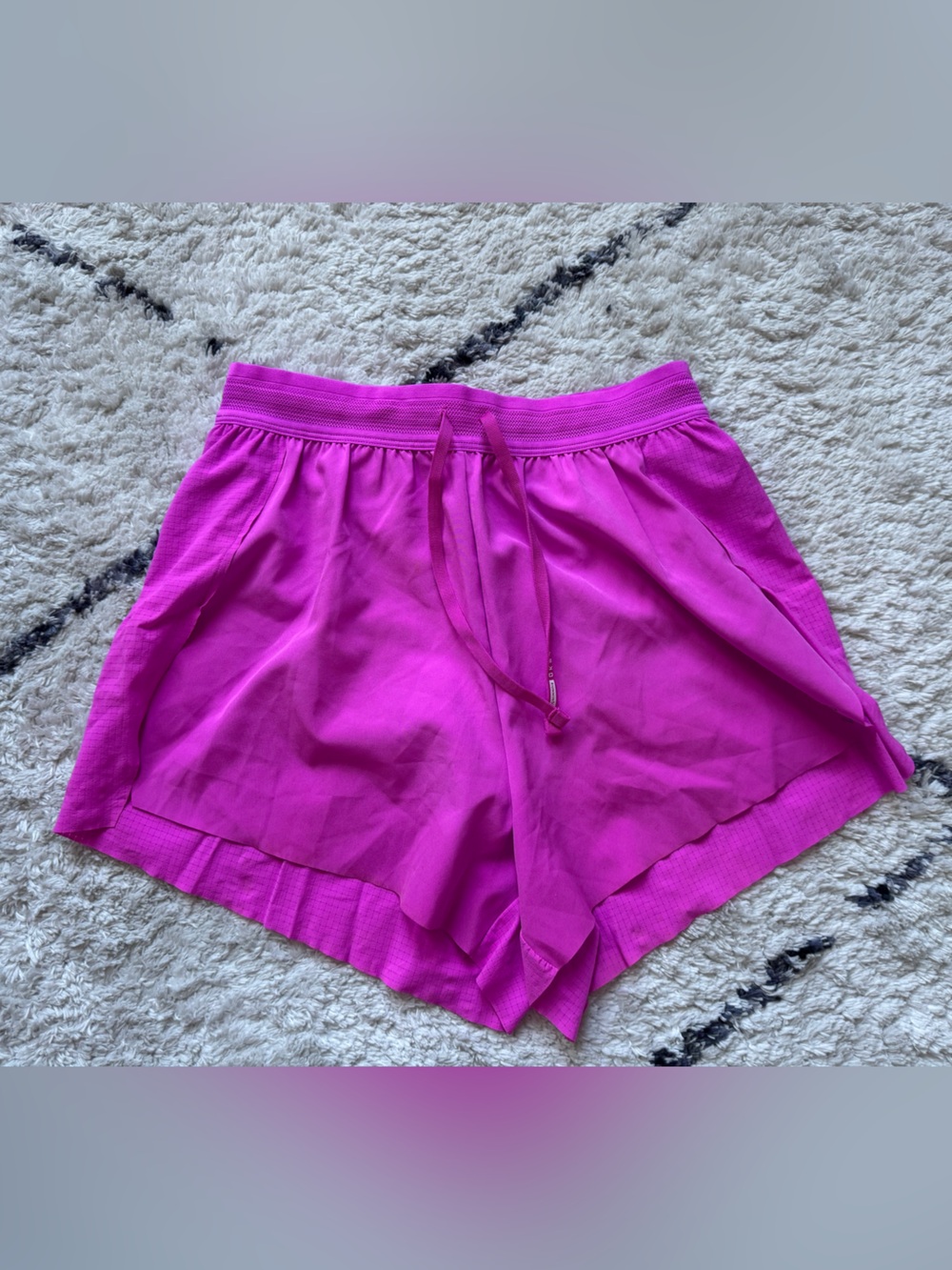 LSKD Accelerate 3” Mid-Rise Running Short - Ultra Fuchsia